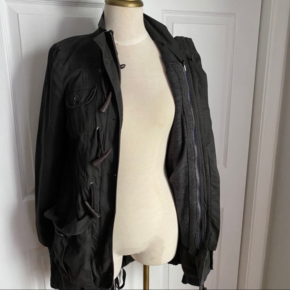 FREE PEOPLE UTILITY COAT/SWEATER LINED - Picture 3 of 11